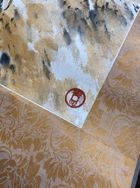 Yang Shanshen 楊善深 (1913-2004): 'Haan', inkt en kleur op papier, gedateerd 1960