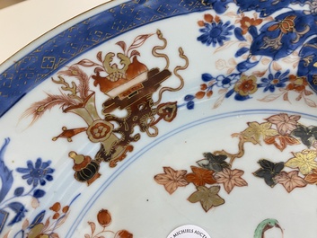 A Chinese verte-Imari 'Governor Duff' dish, Yongzheng