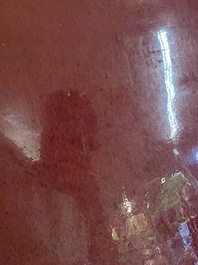 A large Chinese flamb&eacute;-glazed jardini&egrave;re, 19th C.