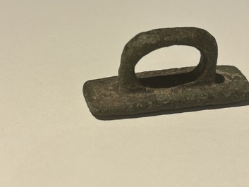 Deux sceaux romains en bronze aux inscriptions 'SOFRONI' et 'DISUC', ca. 2&egrave;me