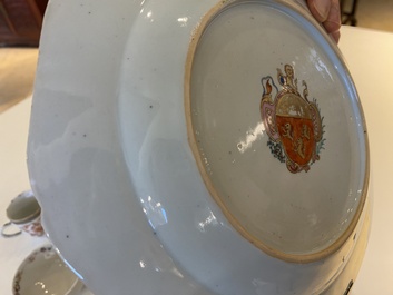 Een diverse collectie Chinees export porselein, Qianlong