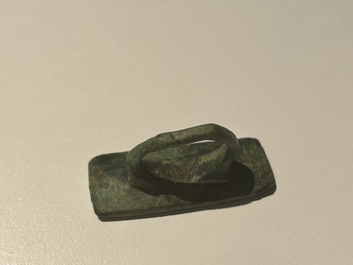 Deux sceaux romains en bronze aux inscriptions 'SOFRONI' et 'DISUC', ca. 2&egrave;me