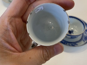 Een diverse collectie Chinees export porselein, Qianlong