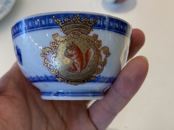 Een diverse collectie Chinees export porselein, Qianlong