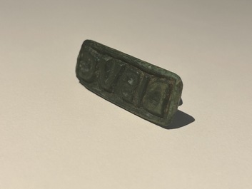 Deux sceaux romains en bronze aux inscriptions 'SOFRONI' et 'DISUC', ca. 2&egrave;me