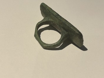 Deux sceaux romains en bronze aux inscriptions 'SOFRONI' et 'DISUC', ca. 2&egrave;me