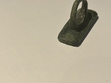 Deux sceaux romains en bronze aux inscriptions 'SOFRONI' et 'DISUC', ca. 2&egrave;me