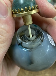 19 Chinese glass snuff bottles, 19/20th C.