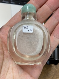 19 Chinese glass snuff bottles, 19/20th C.