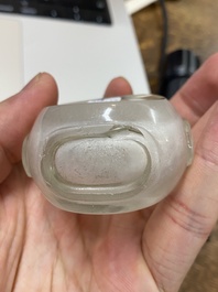 19 Chinese glass snuff bottles, 19/20th C.
