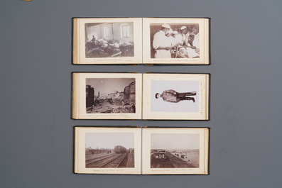 Three albums with 66 photos about the Xinhai Revolution in Hankou, Wuchang and Hanyang in China, 1911