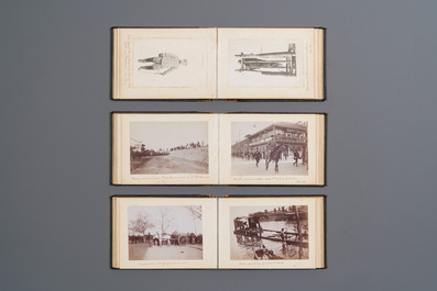 Three albums with 66 photos about the Xinhai Revolution in Hankou, Wuchang and Hanyang in China, 1911