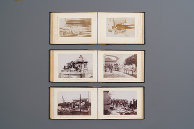 Three albums with 66 photos about the Xinhai Revolution in Hankou, Wuchang and Hanyang in China, 1911