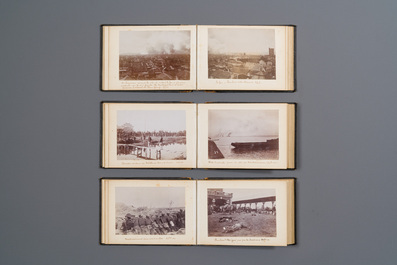 Three albums with 66 photos about the Xinhai Revolution in Hankou, Wuchang and Hanyang in China, 1911