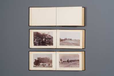 Three albums with 66 photos about the Xinhai Revolution in Hankou, Wuchang and Hanyang in China, 1911
