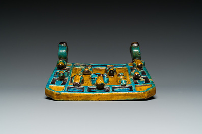 A Chinese fahua 'Eight immortals' table screen, Ming