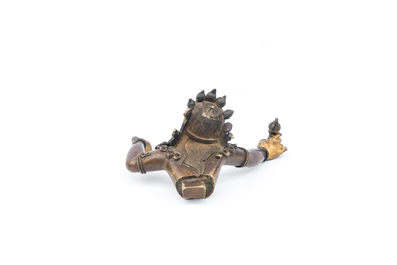 Statuette de Yamantaka en bronze dor&eacute;, Sino-Tibet, probablement 17/18&egrave;me