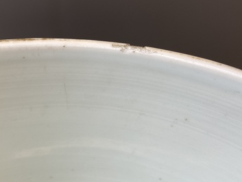 Paire de rafraichissoirs en porcelaine de Chine de style Imari, Qianlong