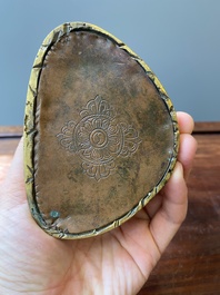 Bouddha de M&eacute;decine ou Bhaishajyaguru en bronze dor&eacute;, Sino-Tibet, 16&egrave;me