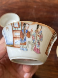 Ensemble de dix bols gigognes en porcelaine de Chine famille rose, marque et &eacute;poque de Daoguang