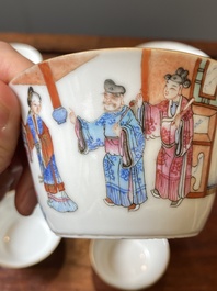 Ensemble de dix bols gigognes en porcelaine de Chine famille rose, marque et &eacute;poque de Daoguang