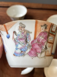 Ensemble de dix bols gigognes en porcelaine de Chine famille rose, marque et &eacute;poque de Daoguang
