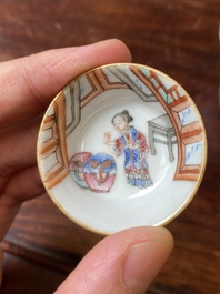 Ensemble de dix bols gigognes en porcelaine de Chine famille rose, marque et &eacute;poque de Daoguang
