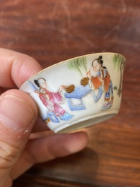 Ensemble de dix bols gigognes en porcelaine de Chine famille rose, marque et &eacute;poque de Daoguang