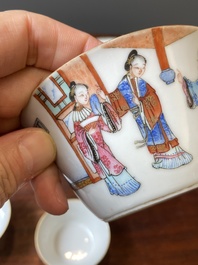 Ensemble de dix bols gigognes en porcelaine de Chine famille rose, marque et &eacute;poque de Daoguang
