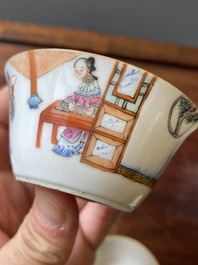 Ensemble de dix bols gigognes en porcelaine de Chine famille rose, marque et &eacute;poque de Daoguang
