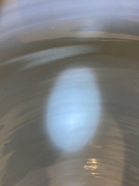 Een Chinese blauw-witte vaas met kylins, Transitie periode