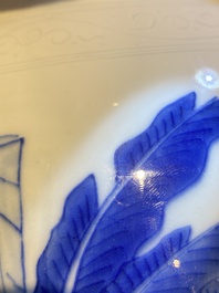Een Chinese blauw-witte vaas met kylins, Transitie periode