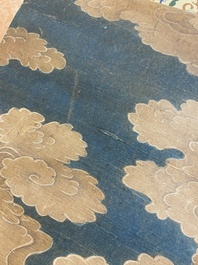 Ecole chinoise: 'Ciel plein de divinit&eacute;s bouddhistes', encre et couleurs sur soie, 18&egrave;me