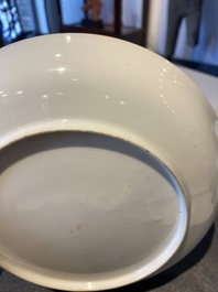 A Chinese famille rose export porcelain 'mythological subject' plate, Yongzheng/Qianlong