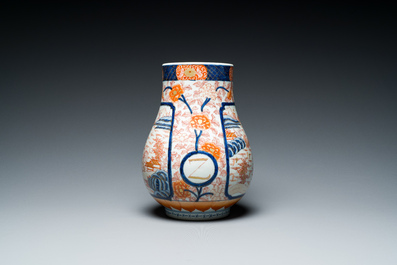 Een grote Japanse Imari kan voor sojasaus, Edo, 18e eeuw