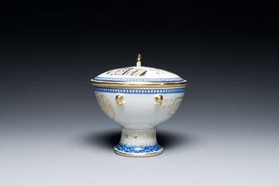 Vier stukken Chinees qianjiang cai porselein, gesign. Xu Pinheng 许品衡 en Dai Huanzhao 戴煥昭 , 19/20e eeuw