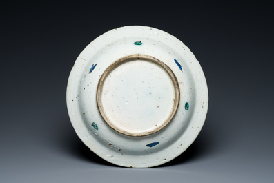 Een polychrome Iznik schotel, Turkije, ca. 1600