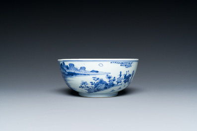 Elf stukken Chinees blauw-wit porselein, Ming tot 19e eeuw