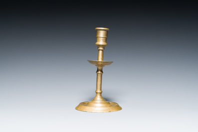 A French bronze candlestick, 2nd half 16th C.