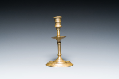 A French bronze candlestick, 2nd half 16th C.