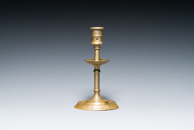 A French bronze candlestick, 2nd half 16th C.