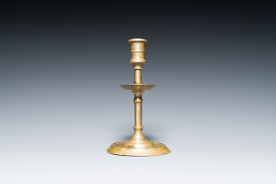 A French bronze candlestick, 2nd half 16th C.