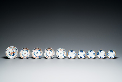 Een diverse collectie Japans Imari en Arita porselein, Edo/Meiji, 18/19e eeuw