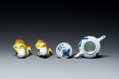 Une collection vari&eacute;e en porcelaine de Chine, Kangxi et post&eacute;rieur