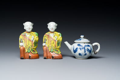 Une collection vari&eacute;e en porcelaine de Chine, Kangxi et post&eacute;rieur