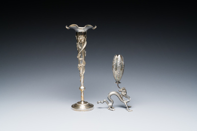 Six Chinese silver wares, 19th C.