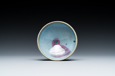 A Chinese junyao Song-style bowl, probably Qing