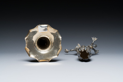 Six Chinese silver wares, 19th C.