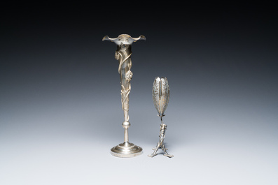 Six Chinese silver wares, 19th C.