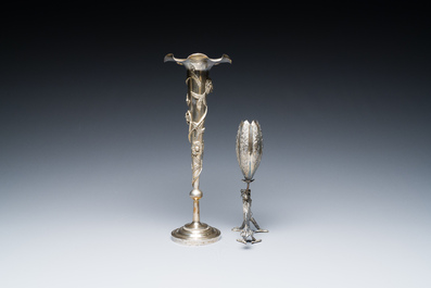 Six Chinese silver wares, 19th C.